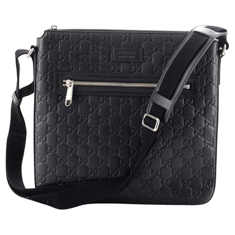 grey gucci messenger bag|guccissima messenger bag.